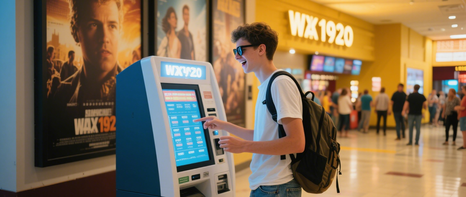 Chiosco self-service per cinema