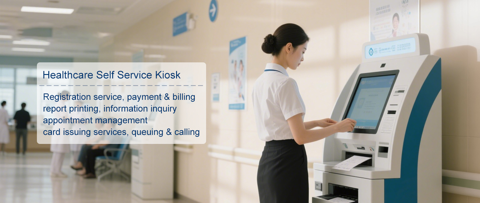 Chiosco self-service per strutture sanitarie