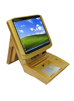 Macchina visitatori del desktop - S-VM202-d'oro