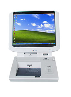 Macchina visitatori del desktop - S-VM202-bianco